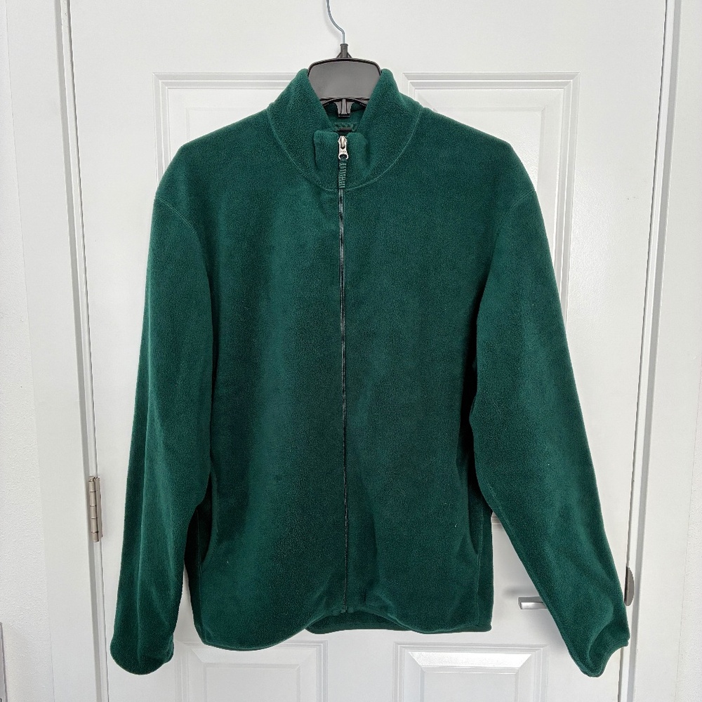 Uniqlo Green Fleece Jacket Size M